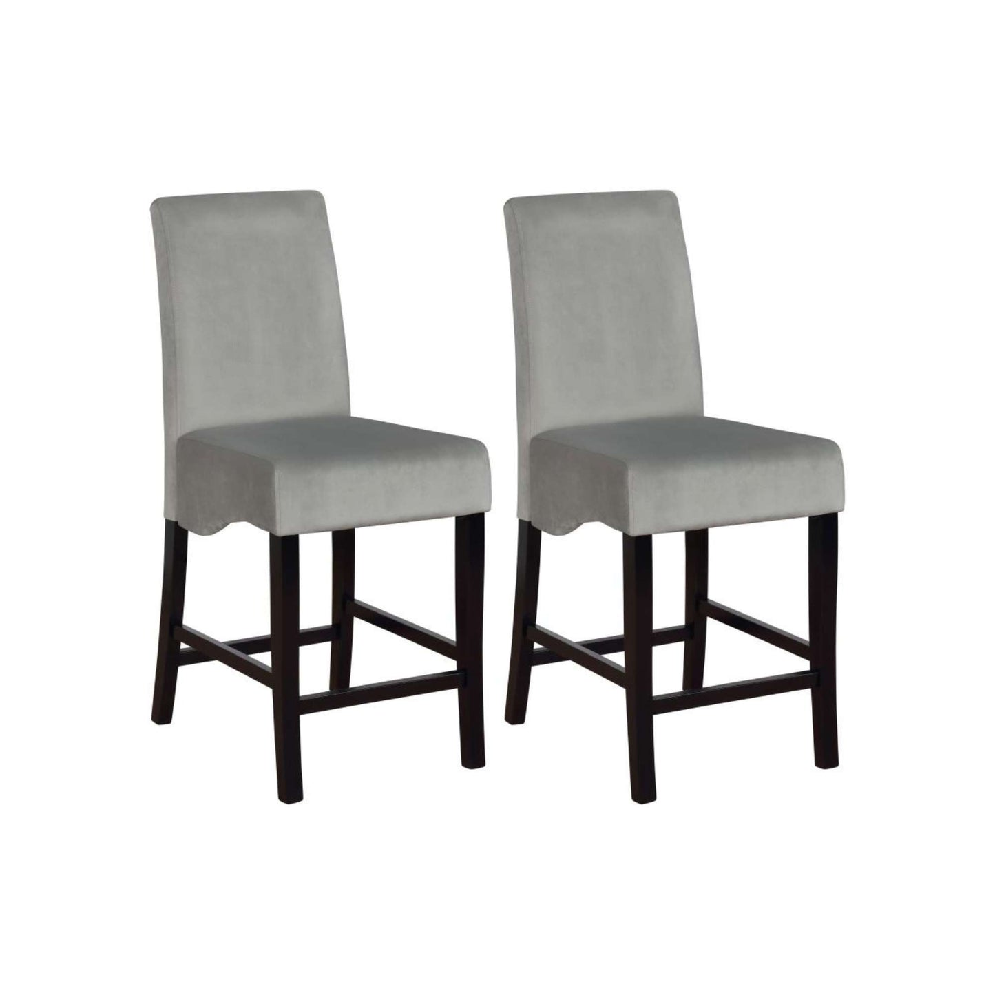 102069 Grey Counter Stools (Set of 2) on white background
