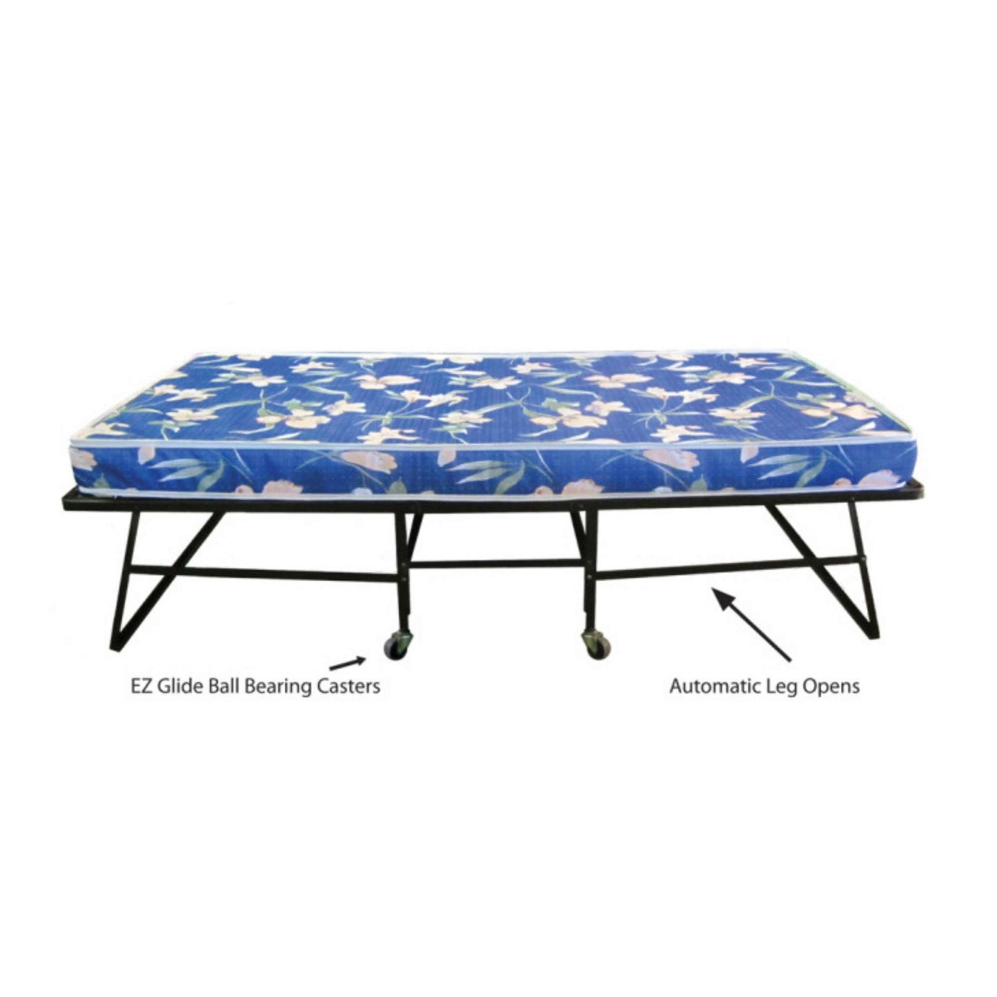 8948 Full Size Foldable Rollaway Bed (Mattress Included)