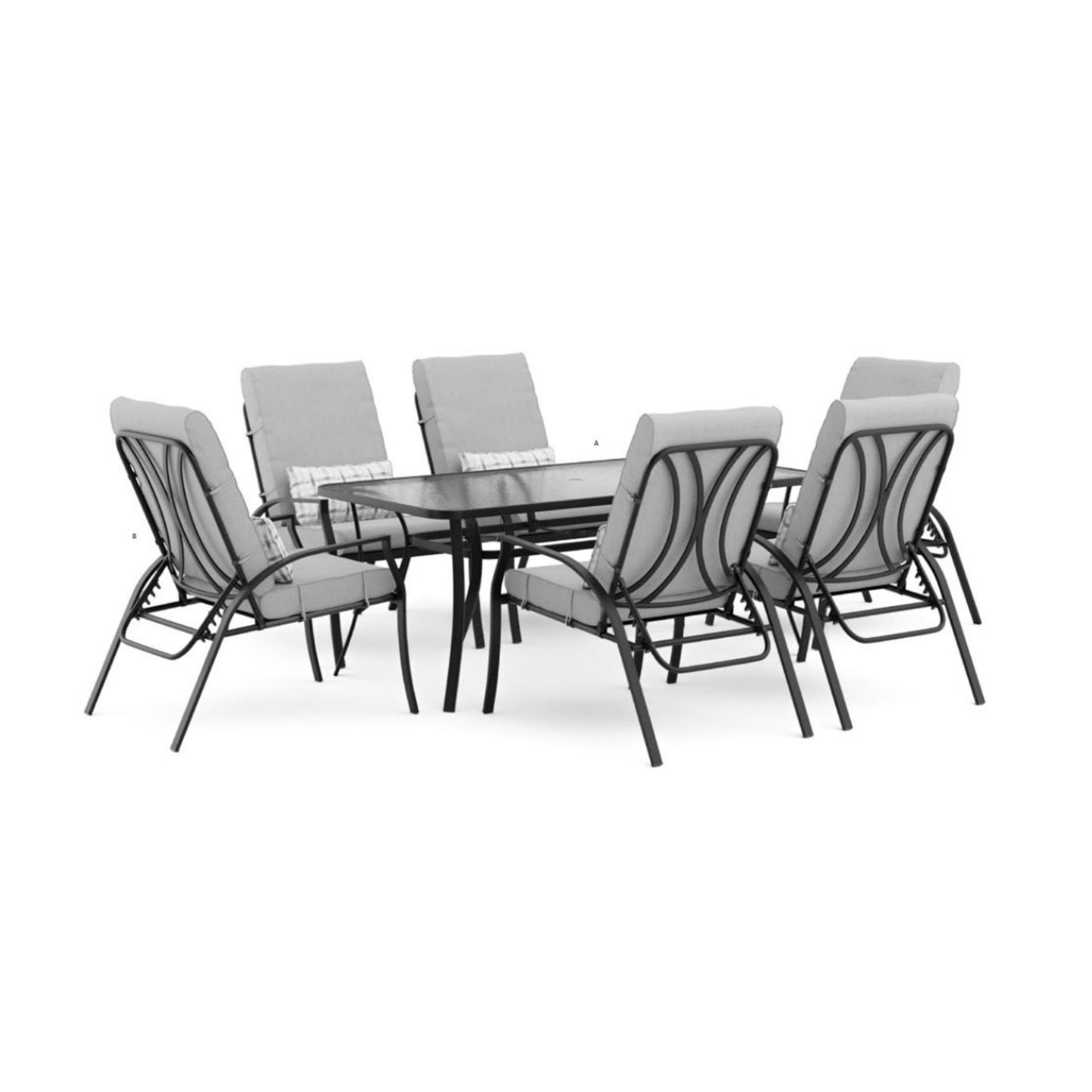 Acosta 7-Piece Outdoor Patio Dining Set