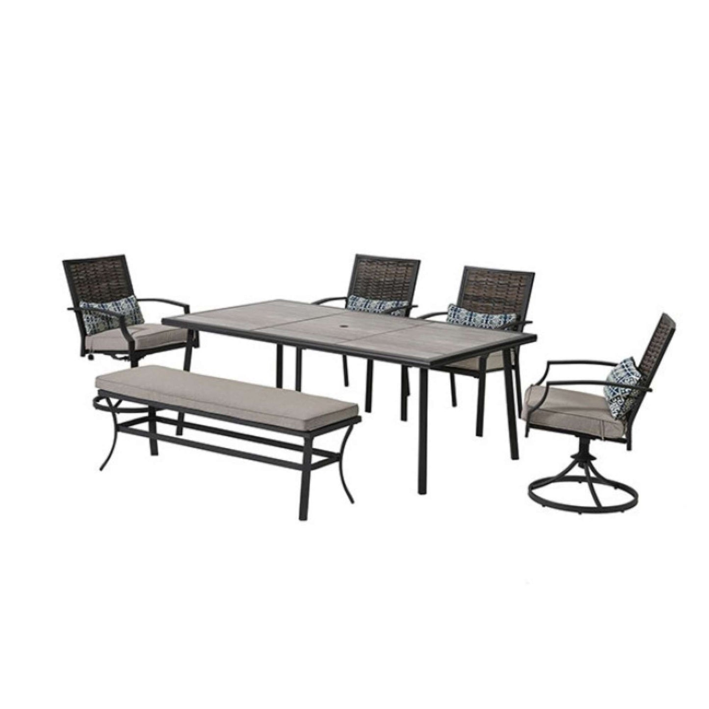Cliff 6-Piece Outdoor Patio Dining Set