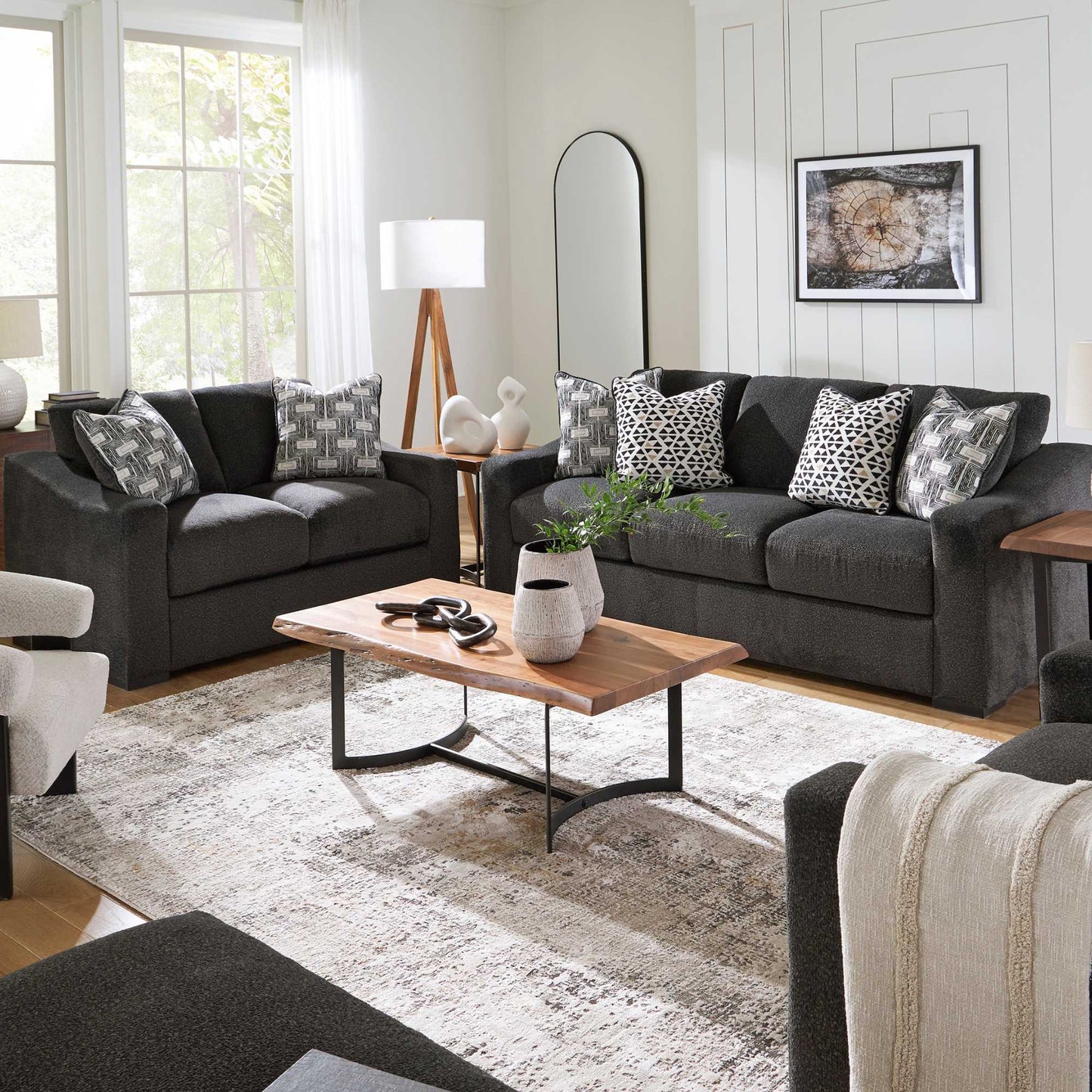 Daron Sofa and Loveseat Set