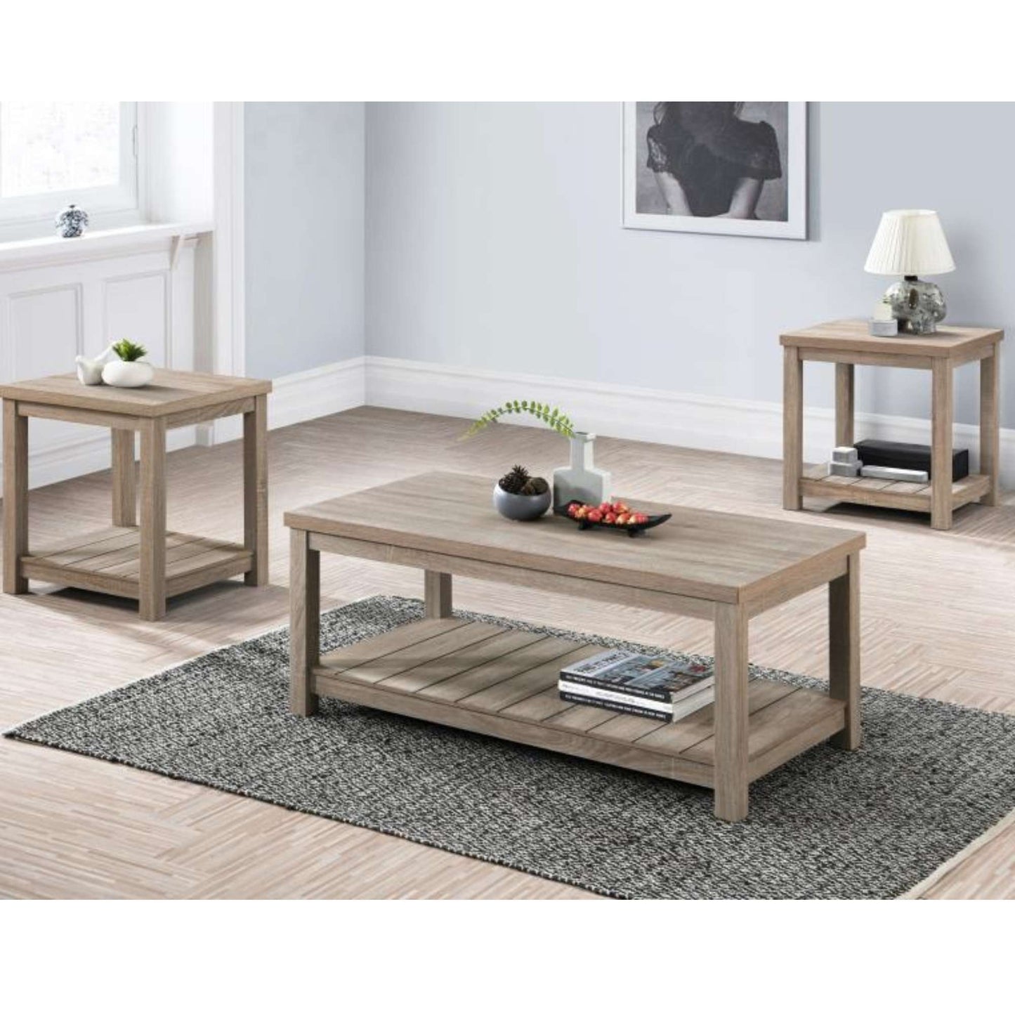 Davis 3 PC Coffee Table Set