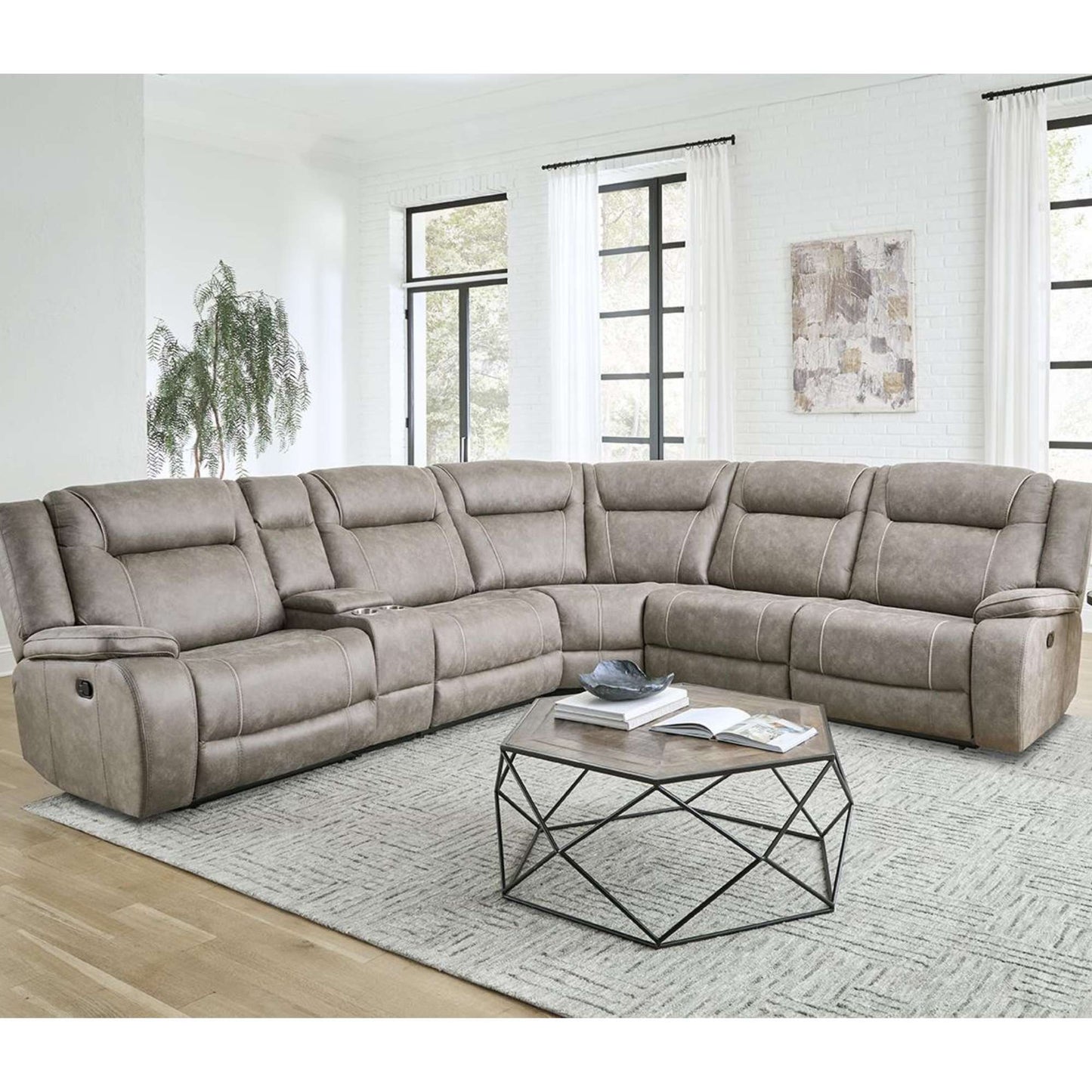 Meisner 6-Piece Reclining Modular Sectional