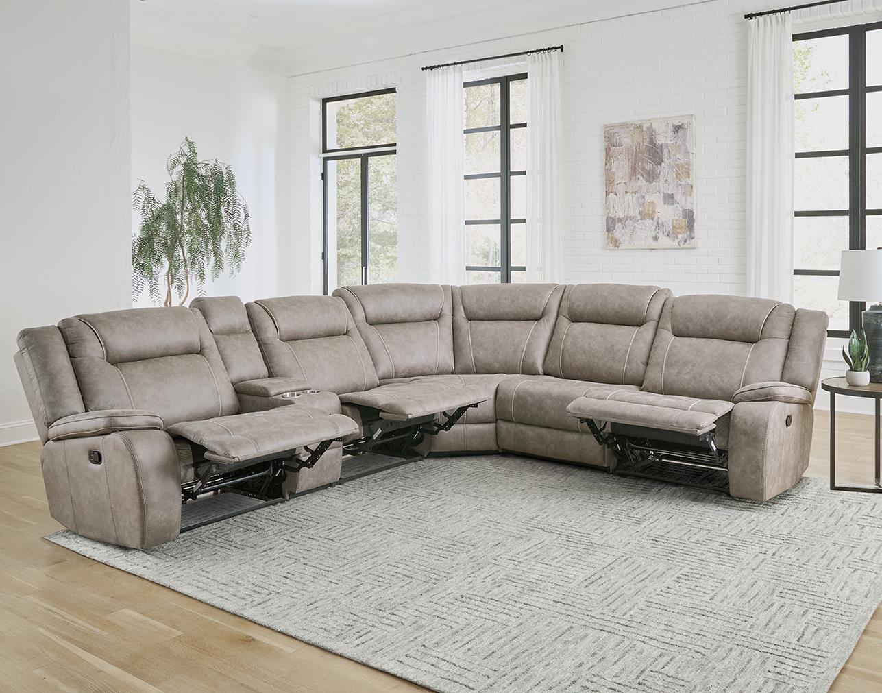 Meisner 6-Piece Reclining Modular Sectional