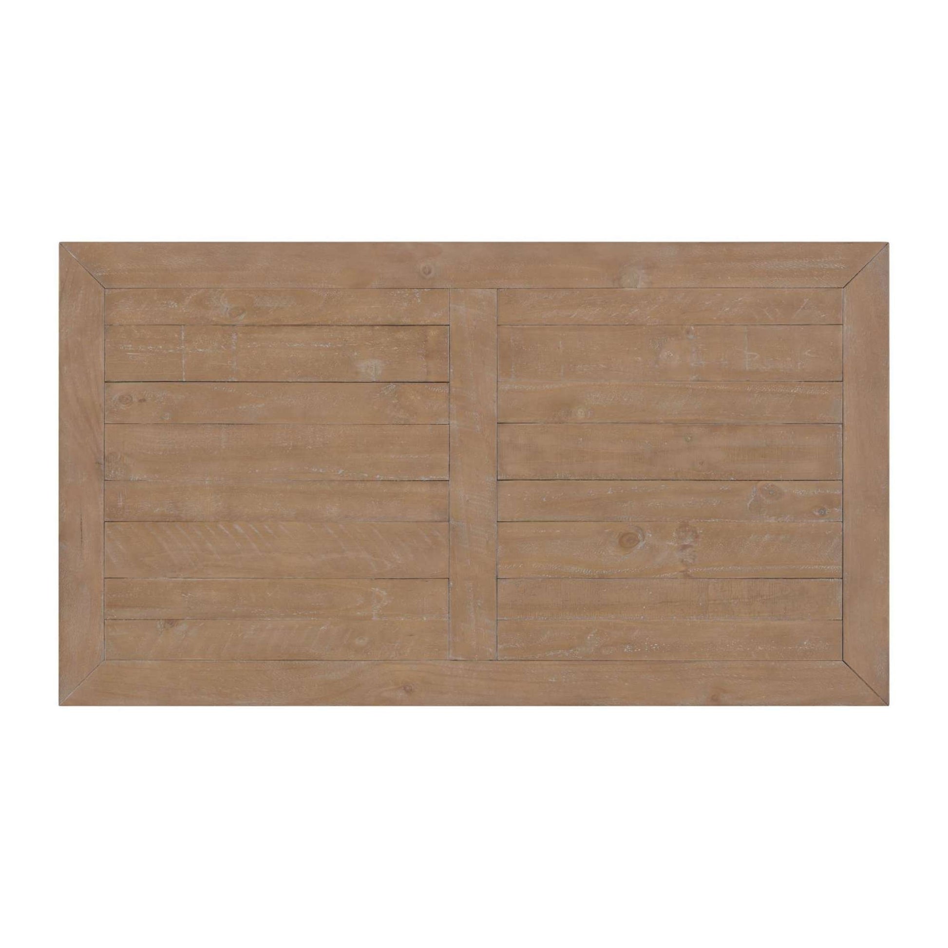 Griggs driftwood brown coffee table top on white background