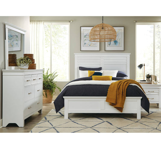 Jody 7-Piece Bedroom Set in White