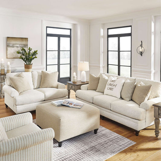 Lonnie "Live Laugh Love" Sofa and Loveseat Set