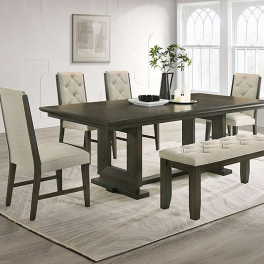 Brown Naomi 6 Piece Dining Table Set