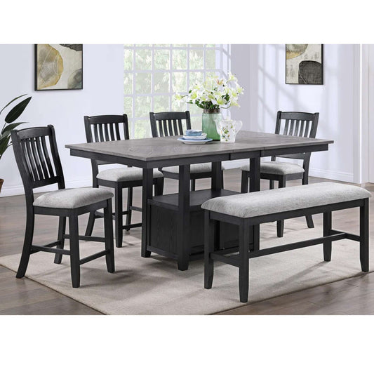 Pullman 6-Piece Counter Height Dining Set