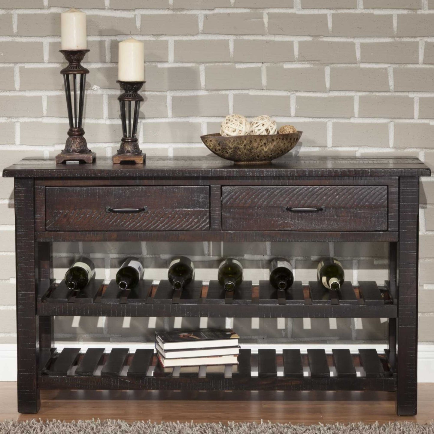 Radiata Sofa Table Farmhouse Style (As-Is, No Warranty)