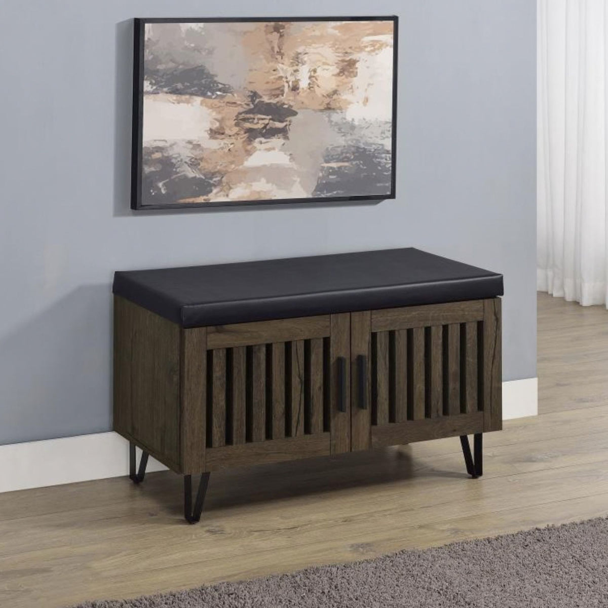 Valin Storage Bench with Padded Top